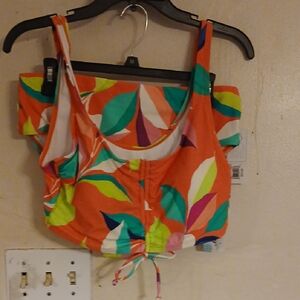 Freshwater Brand Bikini With Vibrant Summer Colors. Retail 60.00. Size L